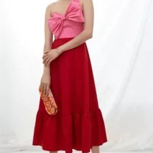 Hutch Bow-Tie Maxi Dress by Anthropologie